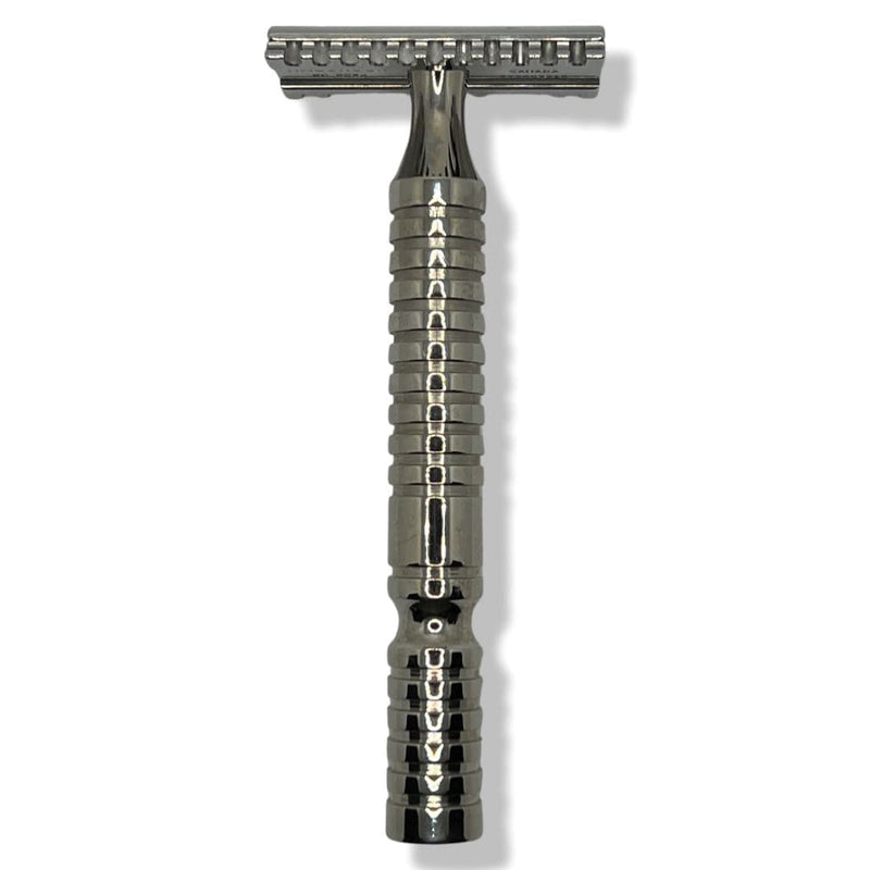 Game Changer 0.84P Open Comb Stainless Steel Safety Razor with TItanium Handle - by Razorock (Pre-Owned) Safety Razor Murphy & McNeil Pre-Owned Shaving 