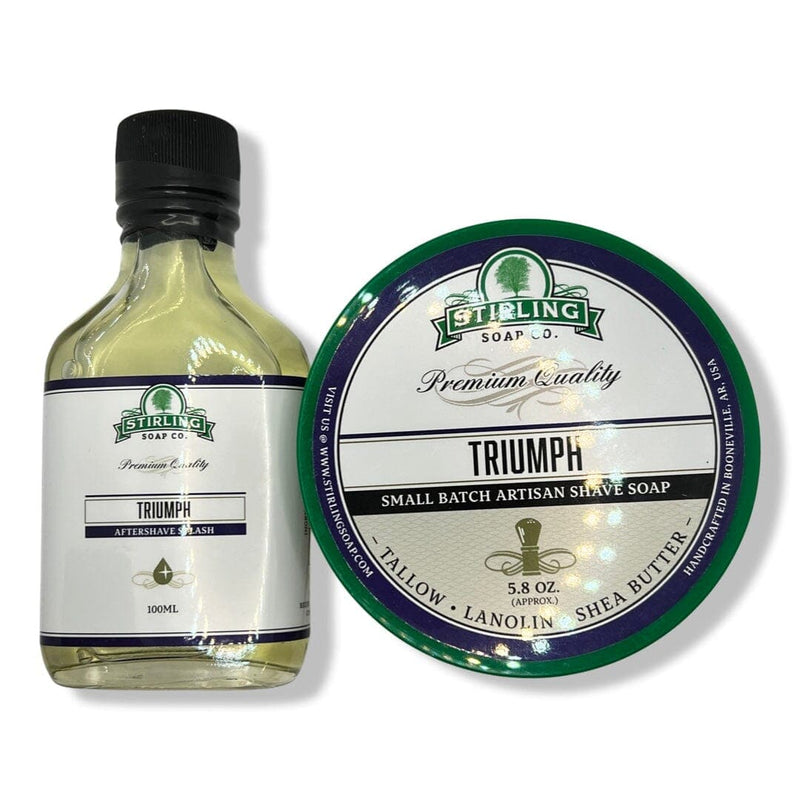 Triumph Shaving Soap and Splash - by Stirling Soap Co. (Pre-Owned) Soap and Aftershave Bundle Murphy & McNeil Pre-Owned Shaving 