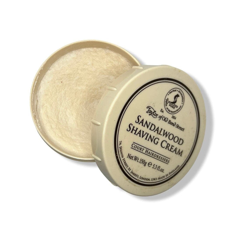 Sandalwood Shaving Cream - by Taylor of Old Bond Street (Pre-Owned) Shaving Cream Murphy & McNeil Pre-Owned Shaving 