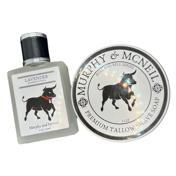 Bull and Bell Lavender Shaving Soap (Tallow) and Splash - by Murphy and McNeil (Pre-Owned) Shaving Soap Murphy & McNeil Pre-Owned Shaving 