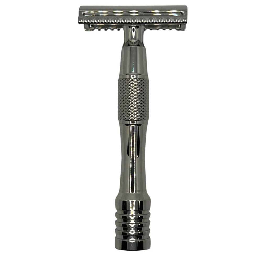 Wolfman Stainless Steel Safety Razor (WR2, Dual Head, WRH7 Handle, Premium  Polished) and Stand - by Wolfman Razors (Pre-Owned)