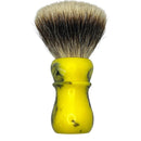 Jefferson Yellow/Black Shaving Brush with 28mm B13 Knot - by Declaration Grooming (Pre-Owned) Shaving Brush Murphy & McNeil Pre-Owned Shaving 