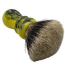 Jefferson Yellow/Black Shaving Brush with 28mm B13 Knot - by Declaration Grooming (Pre-Owned) Shaving Brush Murphy & McNeil Pre-Owned Shaving 