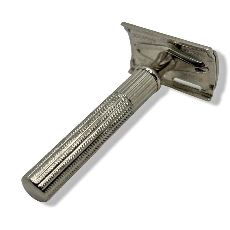 Fat Handle Tech Safety Razor (Replated) - by Gillette (Pre-Owned) Safety Razor Murphy & McNeil Pre-Owned Shaving 