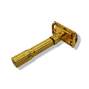 Fatboy Adjustable Razor (Code F2 - 1960 - Refinished Gold 24K Gold Plating) - by Gillette (Vintage Pre-Owned) Safety Razor Murphy & McNeil Pre-Owned Shaving 