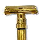 Fatboy Adjustable Razor (Code F2 - 1960 - Refinished Gold 24K Gold Plating) - by Gillette (Vintage Pre-Owned) Safety Razor Murphy & McNeil Pre-Owned Shaving 