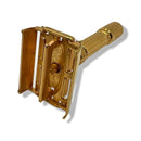 Fatboy Adjustable Razor (Code F2 - 1960 - Refinished Gold 24K Gold Plating) - by Gillette (Vintage Pre-Owned) Safety Razor Murphy & McNeil Pre-Owned Shaving 