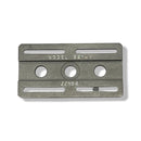 Model 921 Base Plate (Stonewashed Stainless, H Level Scalloped) - by Yates Precision (Pre-Owned) Safety Razor Murphy & McNeil Pre-Owned Shaving 