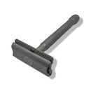 Copy of Model 921-M Stainless Steel Safety Razor (Stonewashed - 4" Handle) - by Yates Precision (Pre-Owned) Safety Razor Murphy & McNeil Pre-Owned Shaving 