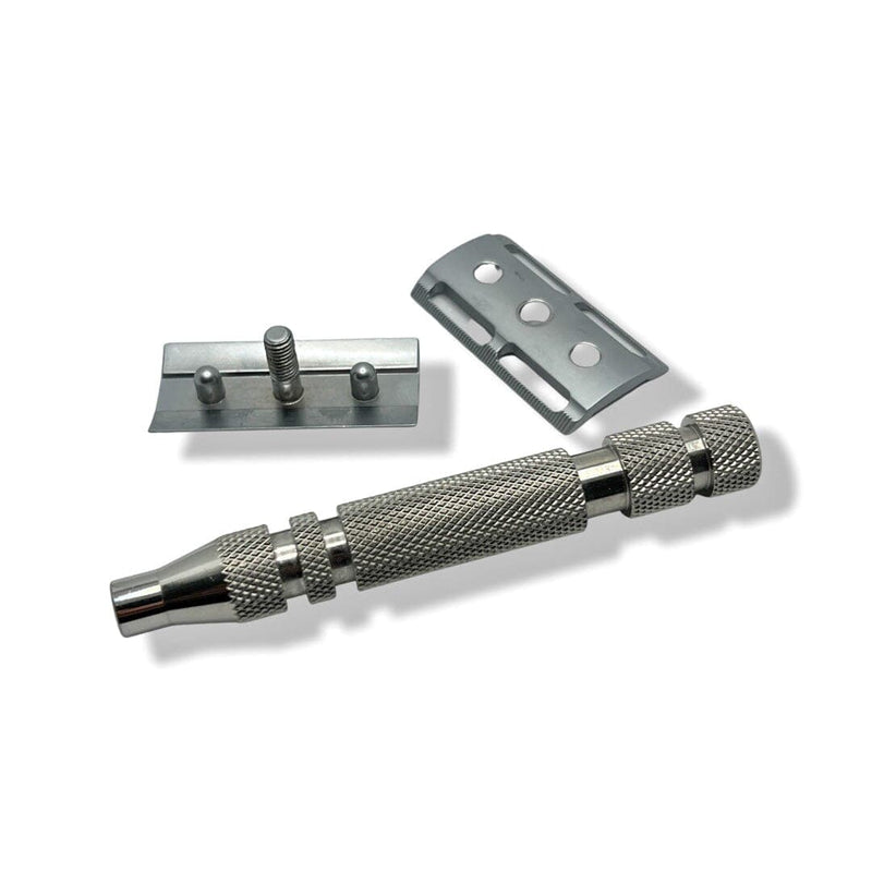 Shave Craft Tek Safety Razor (OSS Long Handle) - by iKon (Pre-Owned) Safety Razor Murphy & McNeil Pre-Owned Shaving 