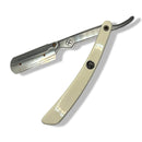 White Straight Edge Barber Razor (SRW) - by Parker (Pre-Owned) Shavette Murphy & McNeil Pre-Owned Shaving 