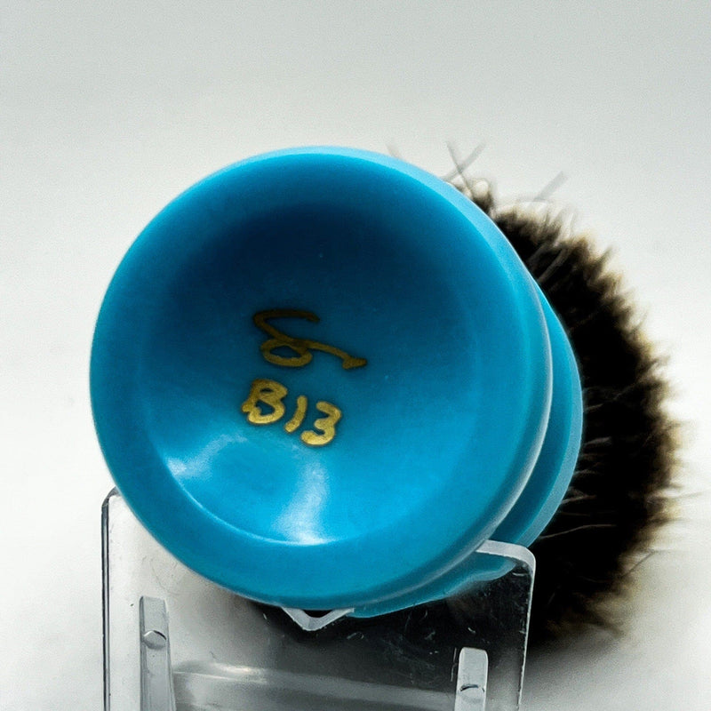 Washington Sky Blue Shaving Brush with 28mm B13 Knot - by Declaration Grooming (Pre-Owned) Shaving Brush Murphy & McNeil Pre-Owned Shaving 