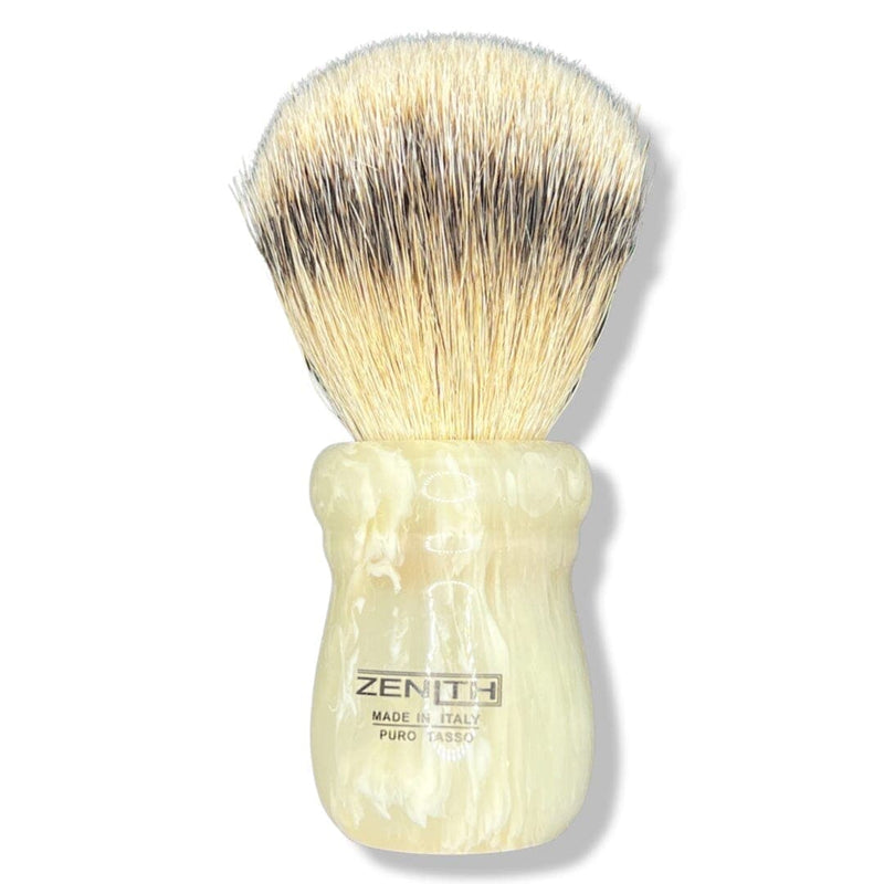 505C Pearl White Silvertip Badger Shaving Brush (24mm) - by Zenith (Pre-Owned) Shaving Brush Murphy & McNeil Pre-Owned Shaving 