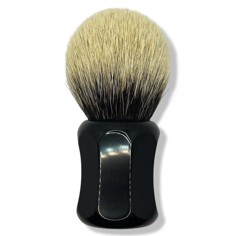 4125/4 Black Handle 2 Band Bulb Shaving Brush (30mm) - by H.L. Thater (Pre-Owned) Shaving Brush Murphy & McNeil Pre-Owned Shaving 