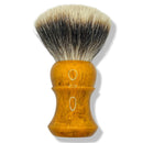 Orange Swirl Shaving Brush (28mm ZT3 Badger) - by Mozingo Brushworks (Pre-Owned) Shaving Brush Murphy & McNeil Pre-Owned Shaving 