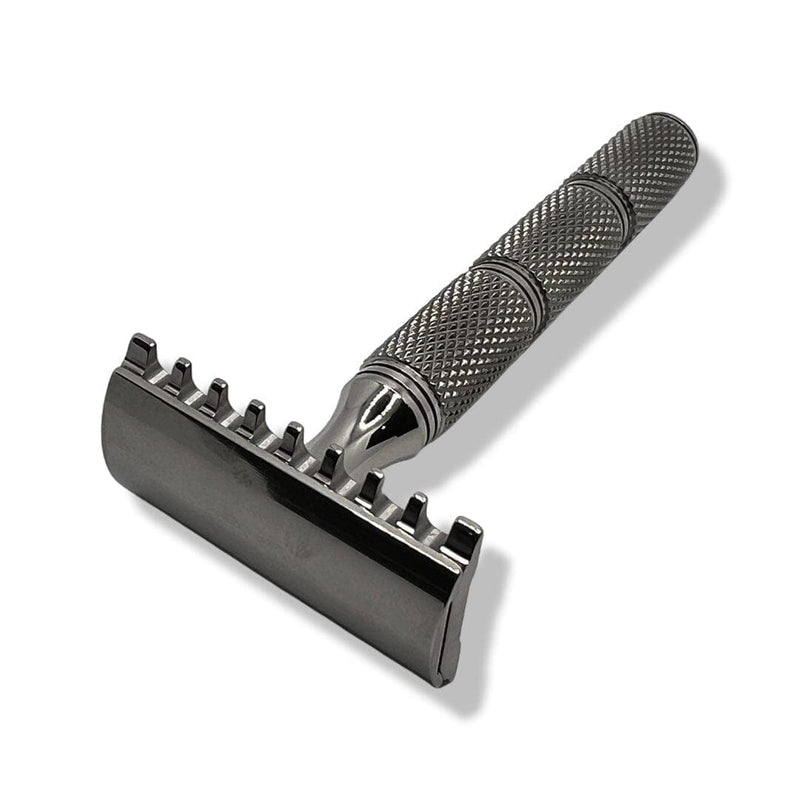 Game Changer 0.68P JAWS Stainless Steel Safety Razor with Super Knurl Handle - by Razorock (Pre-Owned) Safety Razor Murphy & McNeil Pre-Owned Shaving 