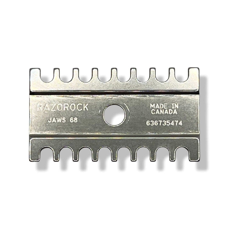 Game Changer 0.68P JAWS Stainless Steel Safety Razor with Super Knurl Handle - by Razorock (Pre-Owned) Safety Razor Murphy & McNeil Pre-Owned Shaving 