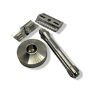 Blackbird Stainless Steel Safety Razor (Closed Comb - with Stand) - by Blackland Razors (Pre-Owned) Safety Razor Murphy & McNeil Pre-Owned Shaving 