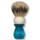Blue White Two-Tone Tall Silvertip (26mm) Shaving Brush - by West Coast Shaving (Pre-Owned) Shaving Brush Murphy & McNeil Pre-Owned Shaving 