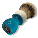 Blue White Two-Tone Tall Silvertip (26mm) Shaving Brush - by West Coast Shaving (Pre-Owned) Shaving Brush Murphy & McNeil Pre-Owned Shaving 