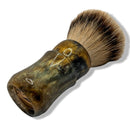 Gold Speck Shaving Brush w/28mm Boti High Mountain Badger Fan - by Turning by Tanz (Pre-Owned) Shaving Brush Murphy & McNeil Pre-Owned Shaving 