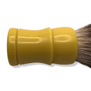 Vintage Yellow Shaving Brush w/28mm L3 Turn-N-Shave Knot - by Turning by Tanz (Pre-Owned) Shaving Brush Murphy & McNeil Pre-Owned Shaving 