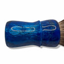 Blue Swirl Shaving Brush w/28mm Badger Fan - by Turning by Tanz (Pre-Owned) Shaving Brush Murphy & McNeil Pre-Owned Shaving 