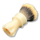 White Iv*ry "Skew" Shaving Brush with L4 Badger Knot - by Turn N Shave (Pre-Owned) Shaving Brush Murphy & McNeil Pre-Owned Shaving 
