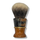 "Smash" Maple Burl & Peach Shaving Brush (28mm VC02 Manchurian with Mammoth Coin) - by Voigt & Cop (Pre-Owned) Shaving Brush Murphy & McNeil Pre-Owned Shaving 