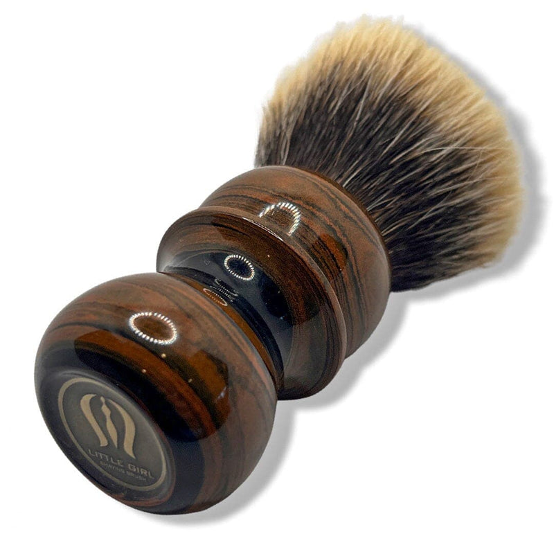 Ebonite Shaving Brush with 28mm A2 Fan Knot - by Arno (Pre-Owned) Shaving Brush Murphy & McNeil Pre-Owned Shaving 