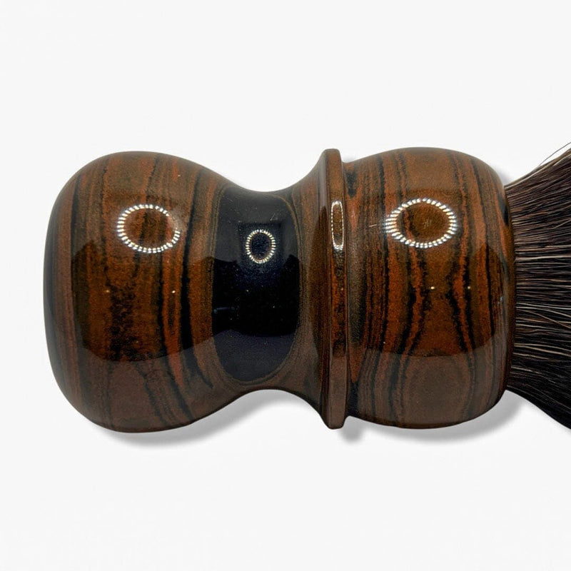 Ebonite Shaving Brush with 28mm A2 Fan Knot - by Arno (Pre-Owned) Shaving Brush Murphy & McNeil Pre-Owned Shaving 
