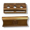 Model 921 Razor Head w/Scalloped Base Plate (Brass - Level H) - by Yates Precision (Pre-Owned) Safety Razor Murphy & McNeil Pre-Owned Shaving 