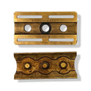 Model 921 Razor Head w/Scalloped Base Plate (Brass - Level H) - by Yates Precision (Pre-Owned) Safety Razor Murphy & McNeil Pre-Owned Shaving 