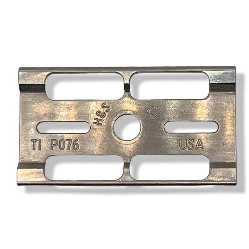 TI P076 Titanium Safety Razor (Solid Bar) - by Haircut & Shave (Pre-Owned) Safety Razor Murphy & McNeil Pre-Owned Shaving 