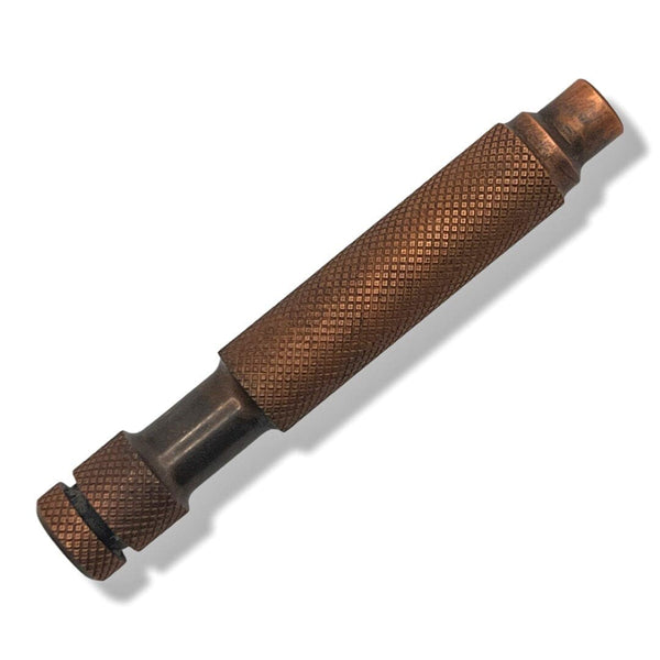 Outlaw Braveheart Copper Safety Razor Handle - by Alpha Shaving (Pre-Owned) Razor Parts Murphy & McNeil Pre-Owned Shaving 