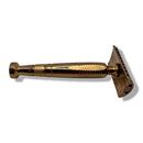 Athena Bronze Alloy Safety Razor w/Case - by Lambda Razors (Pre-Owned) Safety Razor Murphy & McNeil Pre-Owned Shaving 