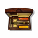 Athena Bronze Alloy Safety Razor w/Case - by Lambda Razors (Pre-Owned) Safety Razor Murphy & McNeil Pre-Owned Shaving 