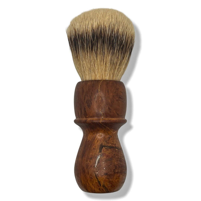 Wooden Badger Shaving Brush (24mm Bulb) - by Elite Razor (Pre-Owned) Shaving Brush Murphy & McNeil Pre-Owned Shaving 