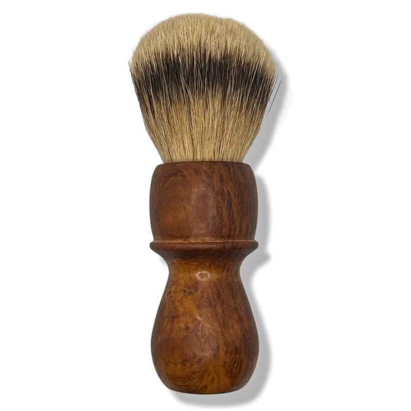 Wooden Badger Shaving Brush (24mm Bulb) - by Elite Razor (Pre-Owned) Shaving Brush Murphy & McNeil Pre-Owned Shaving 
