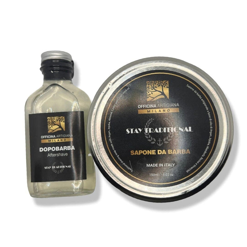 Stay Traditional Shaving Soap and Splash - by Artigiana Milano (Pre-Owned) Shaving Soap Murphy & McNeil Pre-Owned Shaving 