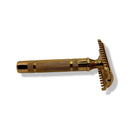 "New" Long Handle (1950's) Safety Razor (Gold Replated) - by Gillette (Pre-Owned) Safety Razor Murphy & McNeil Pre-Owned Shaving 