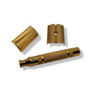 "New" Long Handle (1950's) Safety Razor (Gold Replated) - by Gillette (Pre-Owned) Safety Razor Murphy & McNeil Pre-Owned Shaving 