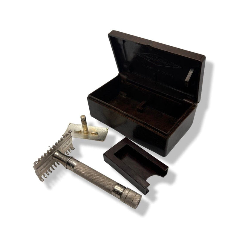 Gillette New No77 Safety Razor Set with Case (England) - by Gillette (Pre-Owned) Safety Razor Murphy & McNeil Pre-Owned Shaving 