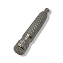 TRH7 Barber Pole Safety Razor Handle (Polished Stainless Steel) - by Timeless Razors (Pre-Ownedd) Safety Razor Murphy & McNeil Pre-Owned Shaving 