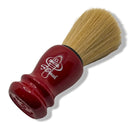 Red S-Brush fiber Shaving Brush (S10108) - by Omega (Pre-Owned) Shaving Brush Murphy & McNeil Pre-Owned Shaving 