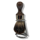 Black Badger Shaving Brush with Stand (6557.15) - by Omega (Pre-Owned) Shaving Brush Murphy & McNeil Pre-Owned Shaving 