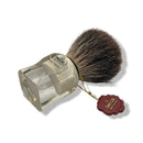 Black Badger 22mm Shaving Brush (Clear, 6187) - by Omega (Pre-Owned) Shaving Brush Murphy & McNeil Pre-Owned Shaving 
