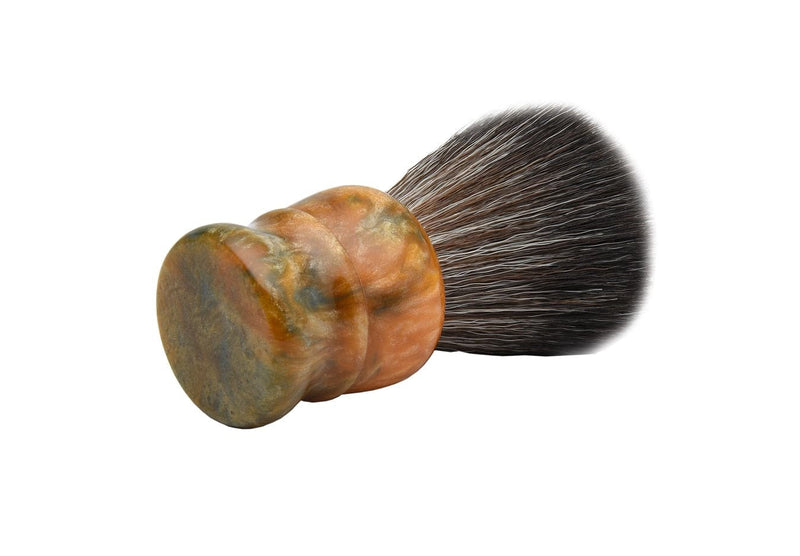 Marble Orange Shaving Brush (SBB-97 Synthetic) - by Pearl Shaving Shaving Brushes Murphy and McNeil Store 