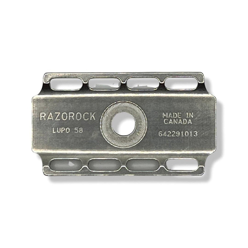 Lupo .58 Stainless Steel Safety Razor with Bulldog Handle - by Razorock (Pre-Owned) Safety Razor Murphy & McNeil Pre-Owned Shaving 
