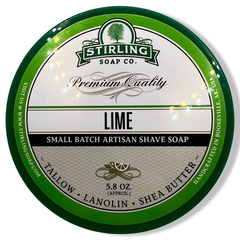 Lime Shaving Soap(5.8oz) - by Stirling Soap Co (Pre-Owned) Shaving Soap Murphy & McNeil Pre-Owned Shaving 